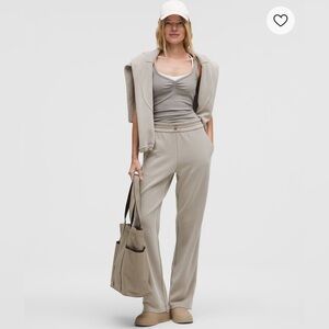 Lululemon Softstreme High Rise Pant *Regular size 10 in Mojave Tan